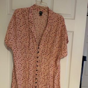 Cute pink flowered shirt